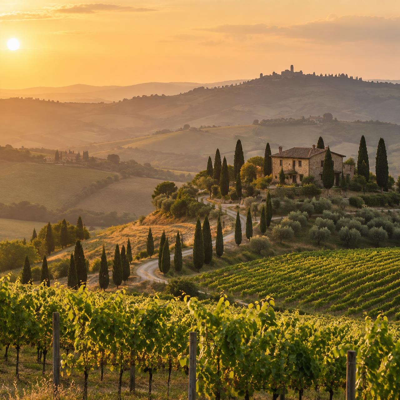 Vineyard landscape